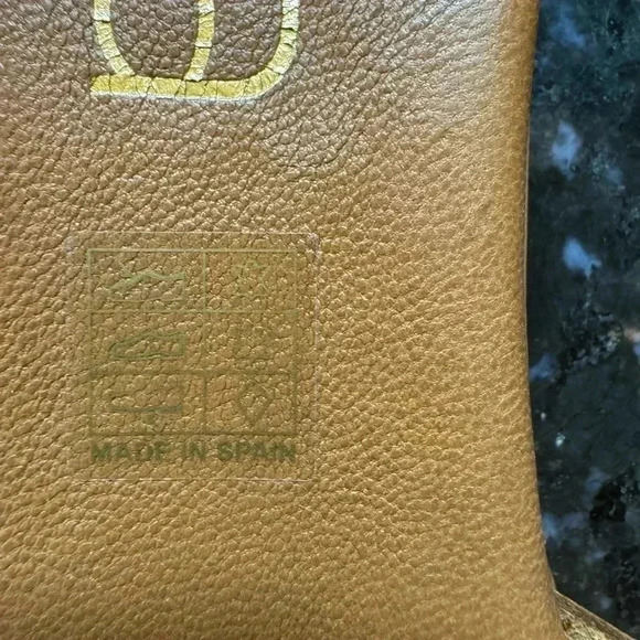 Luna brown leather slip on sandals size EU 38 US 7.5 NEW - Picture 5 of 7